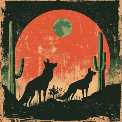 Mexican Cactus Print Prompts for DALL·E